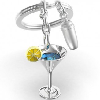 Μπρελόκ Κλειδιών MTM327-01 Cocktail Martini Metalmorphose