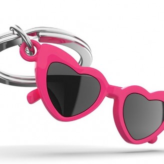 Μπρελόκ Κλειδιών Metalmorphose mtm334-01-Love Glasses Key Ring
