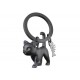 Μπρελόκ Κλειδιών Metalmorphose - MTM339-01SOL - Μαύρη Γάτα με κόκκαλο ψαριού