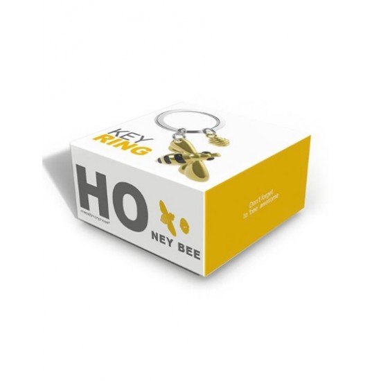 Metalmorphose Μπρελόκ κλειδιών - mtm276 - Μέλισσα και Κηρύθρα μέλι