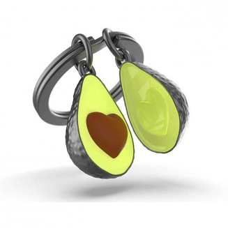 Μπρελόκ Metalmorphose Avocado με σχηματισμένη καρδιά mtm337-01