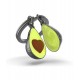 Μπρελόκ Metalmorphose Avocado με σχηματισμένη καρδιά mtm337-01
