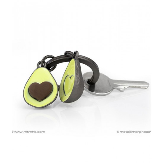 Μπρελόκ Metalmorphose Avocado με σχηματισμένη καρδιά mtm337-01