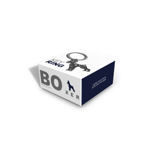 Metalmorphose Μπρελόκ MTM252-02 Boxer Σκύλο Μαύρο