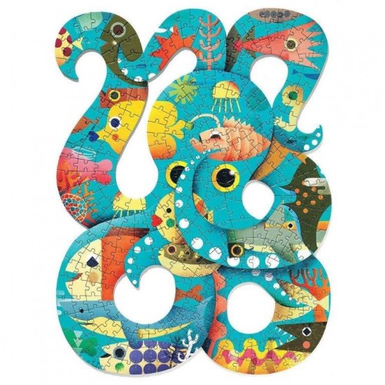 Djeco Παζλ Art 350 τεμ. 'Χταπόδι'