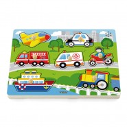 Viga Σφηνώματα ξύλινα με ήχους 'Οχήματα'