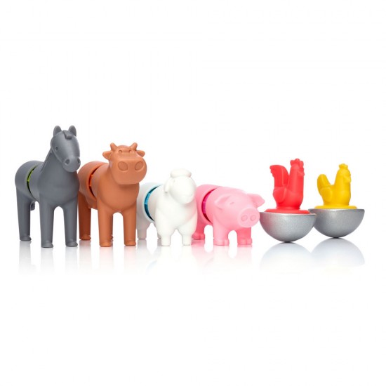 SmartMax κατασκευές με μαγνήτη 'Ζωάκια της Φάρμας'