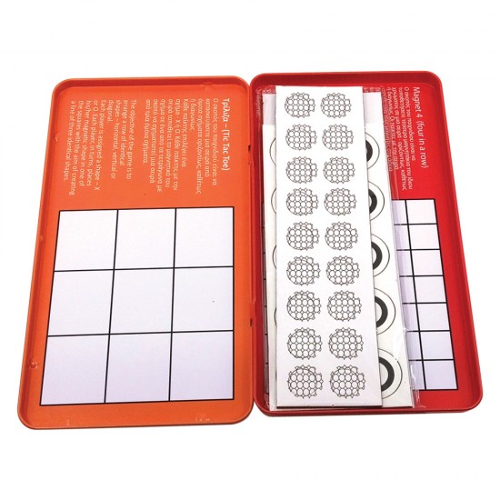 The purple cow Μαγνητικό παιχνίδι 'Τρίλιζα & 4 στην Σειρά