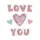 Love You DOTZ Diamond Painting Artwork Kit - 15x15cm DBX.001