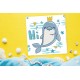 DBX.039 Diamond Dotz Dolphin Hi! Καμβάς Diamond Painting Kit 1739dotz