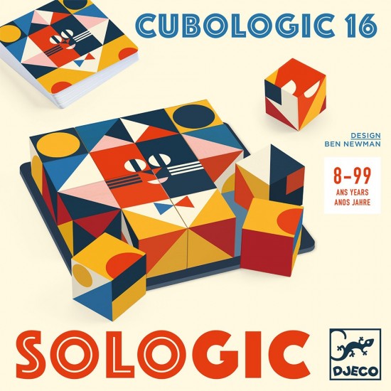 Djeco Επιτραπέζιο Λογικής 'Cubologic 16'