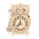 Robotime 3D Ξύλινη Κατασκευή Owl Clock