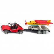 Siku Αυτοκινητακι Buggy Με Τρέιλερ Και Αεροπλάνο