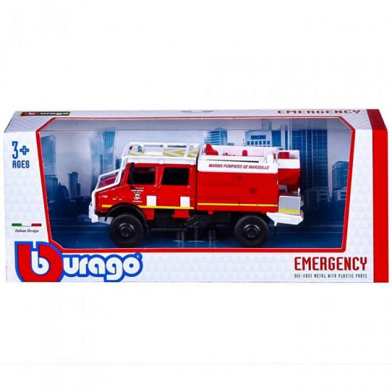 Emergency Force Mercedes Benz Unimog U5000 1/50 - Bburago 18/32017