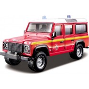 Bburago Emergency Land Rover Αυτοκινητάκι Emergency Force 1:43 Πυροσβεστικό