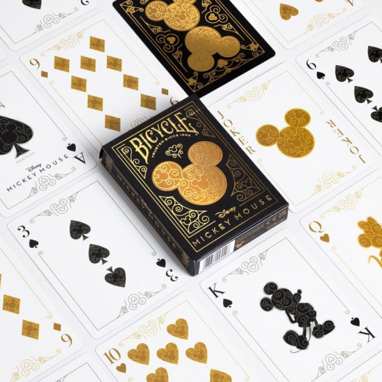 Τράπουλα Bicycle Black and Gold Mickey