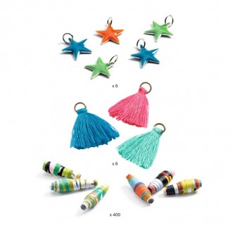 Djeco DIY Φτιάχνω τα δικά μου βραχιόλια Χαρούμενα & Χρωματιστά