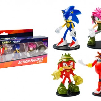 Φιγούρες P.M.I Sonic Prime SON6040 - 7.5cm - (4τμχ τυχαία)