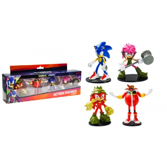Φιγούρες P.M.I Sonic Prime SON6040 - 7.5cm - (4τμχ τυχαία)