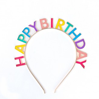 Great Pretenders Στέκα μαλλιών Πολύχρωμη Happy Birthday