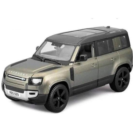 Bburago Αυτοκινητάκι 1:24 Land Rover Defender 110 2022 Πράσινο 18/21101