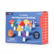 Kikkerland Παιχνίδι Bowling Mini Mushroom Bowling