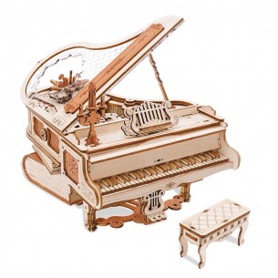 ROKR Magic Piano Mechanical Music Box 3D Ξύλινο Παζλ AMK81
