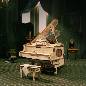 ROKR Magic Piano Mechanical Music Box 3D Ξύλινο Παζλ AMK81