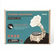 ROKR DIY Classical gramophone
(Electric & Hand rotate mode)