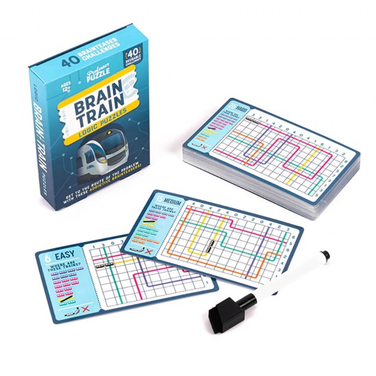 Επιτραπέζιο Παιχνίδι Brain Train Logic Puzzles 12+ Ετών BT-26