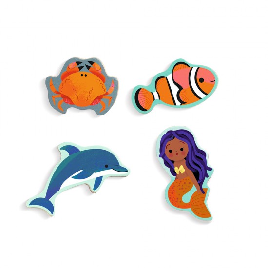 Djeco Ξύλινα σφηνώματα με 22 τεμάχια  Djeco Ξύλινα σφηνώματα με 22 τεμάχια