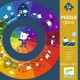 Παιδικό Puzzle Giant Colors 24pcs 07017 Djeco