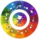 Παιδικό Puzzle Giant Colors 24pcs 07017 Djeco