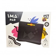 Imanix Μαγνητικό Παιχνίδι Δημιουργίας Μαύρο Imapad 31x25εκ.