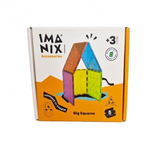 Imanix Μαγνητικό Παιχνίδι Κατασκευών Μεγάλα Κομμάτια 5τεμ 287-350205