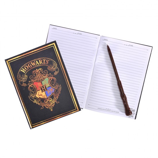 Harry Potter Notebook & Pen Set – Colourful Crest