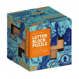 Ξύλινο Παιδικό Puzzle Letter Block Professor Puzzle