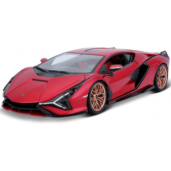 Bburago Αυτοκινητάκι 1:18 Lamborghini Sian FKP 37 Κόκκινο 18-11046