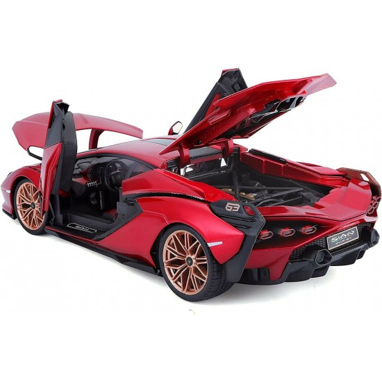 Bburago Αυτοκινητάκι 1:18 Lamborghini Sian FKP 37 Κόκκινο 18-11046