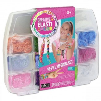 Elasticolor Σετ Λαστιχάκια για κατασκευή Κολιε/ Βραχιόλια