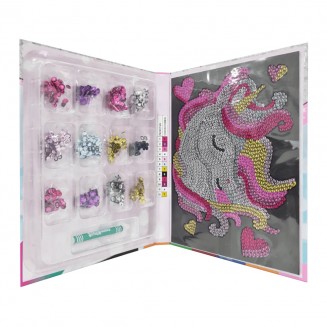 Βιβλίo Ζωγραφικής Curious Craft Sequin Sparkles: Unicorn Magic CC-17 Hinkler