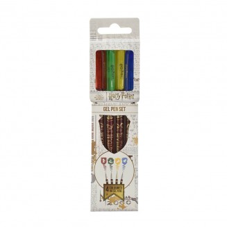Σετ Στυλό Gel Harry Potter Hogwarts (4 Τεμάχια)