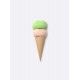 Κάλτσες Dolce Gelato Pink Green