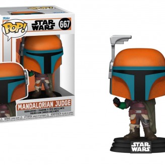 Funko Pop! Disney Star Wars: The Mandalorian - Mandalorian Judge #667 Bobble-Head Vinyl Figure