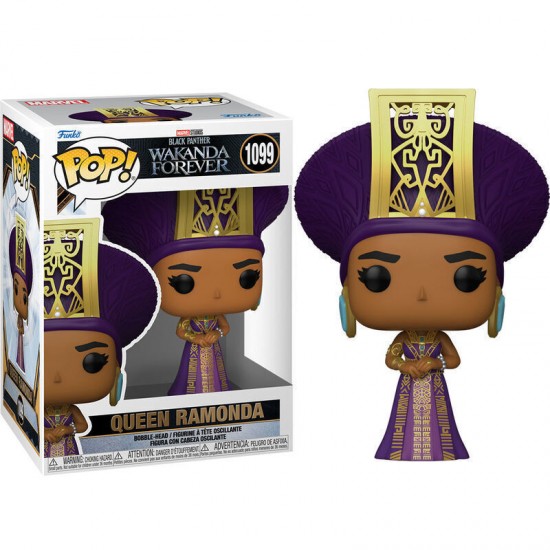 Funko Pop! Marvel: Black Panther Wakanda Forever - Queen Ramonda #1099 Bobble-Head Vinyl Figure