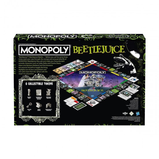 Winning Moves: Monopoly - Beetlejuice Επιτραπέζιο (English Language) (WM03321-EN1)