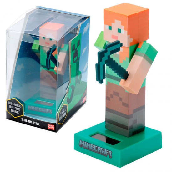 Ηλιακή φιγούρα Pal Minecraft Alex Puckator FF138 Φωτιστικά
