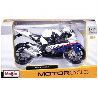 Maisto 1:12 Μοτοσυκλέτα BMW S 1000 RR White/B