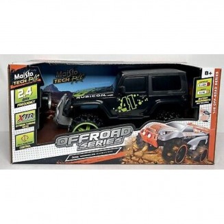 Maisto Τηλεκατευθυνόμενο Αυτοκίνητο Μαύρο 1:16 Off Road - Jeep Wrangler Rubicon