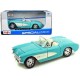 Maisto Chevrolet Corvette 1957 Φιγούρα Μοντελισμού Αυτοκίνητο τυρκουάζ σε Κλίμακα 1:24 31275